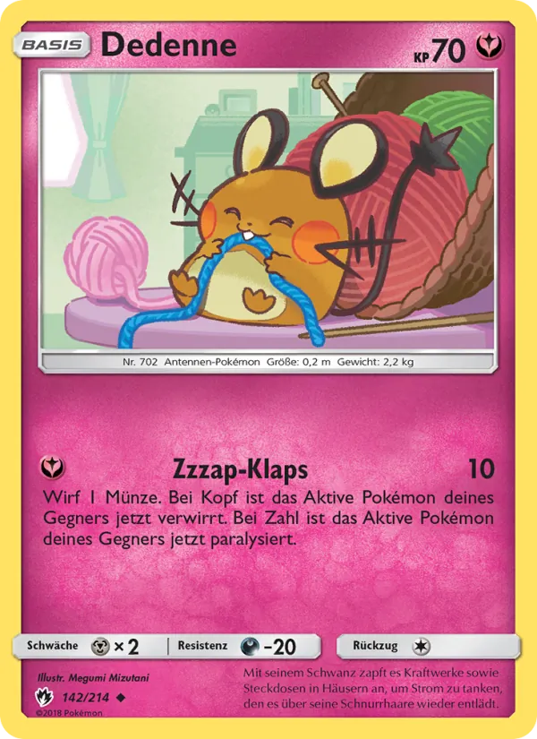 Dedenne Echo des Donners 142/214