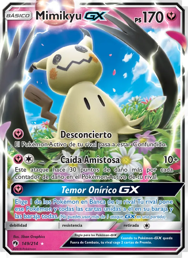 Mimikyu GX Truenos Perdidos 149/214