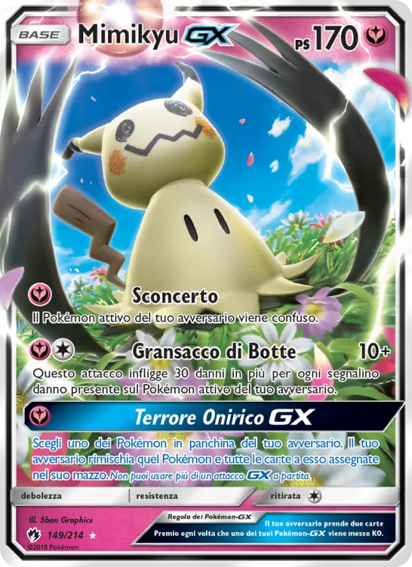 Mimikyu GX Tuoni Perduti 149/214