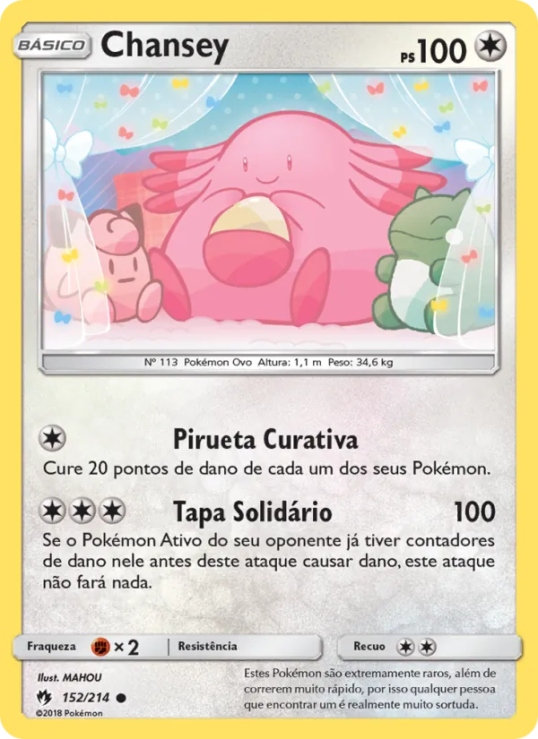 Chansey Trovões Perdidos 152/214