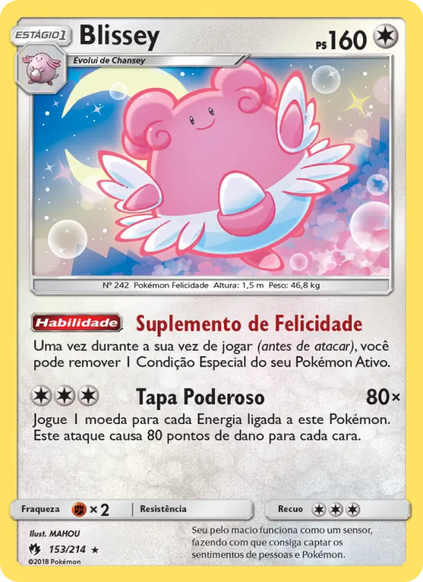 Blissey Tuoni Perduti 153/214