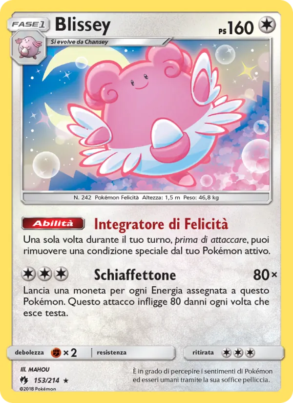 Blissey Trovões Perdidos 153/214