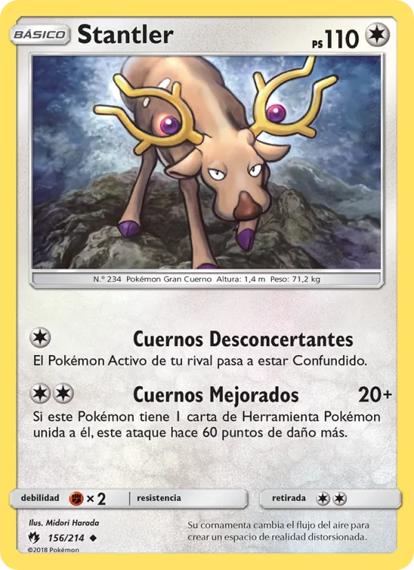 Stantler Truenos Perdidos 156/214