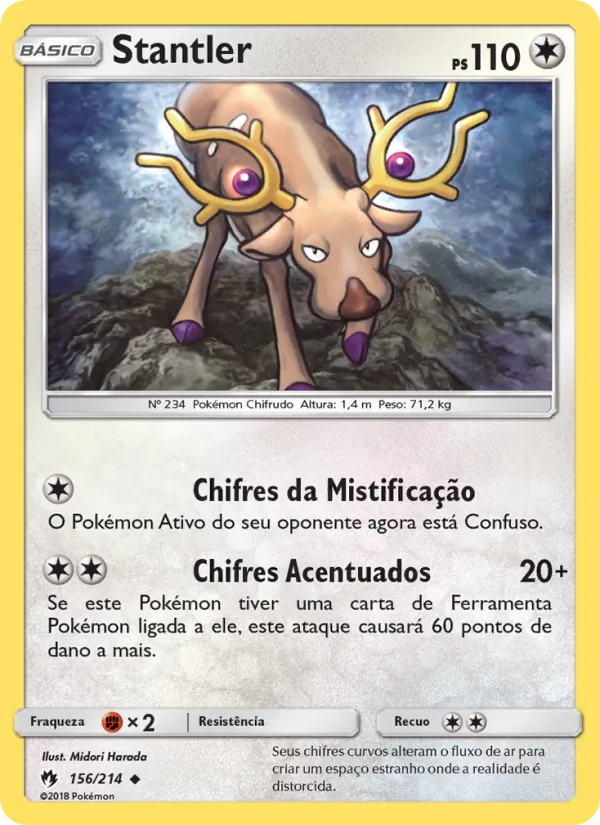 Stantler Trovões Perdidos 156/214