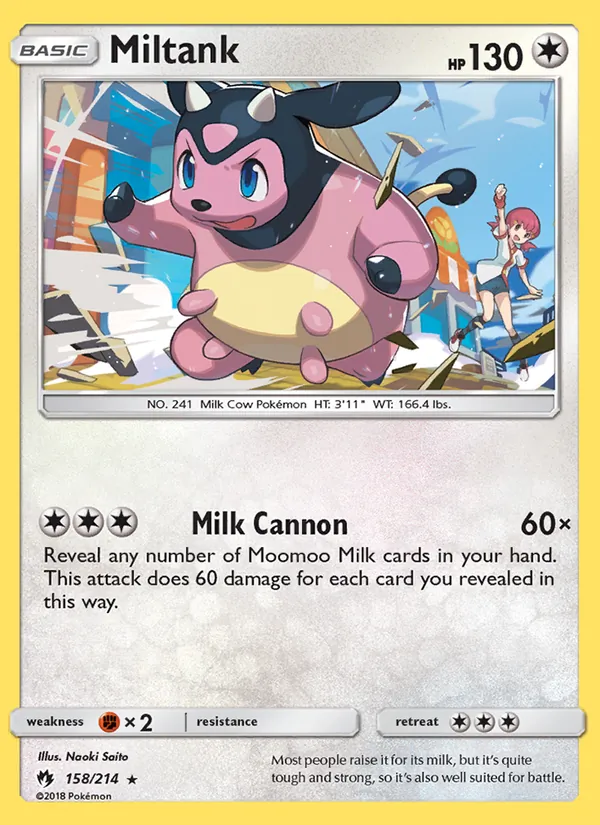 Miltank Lost Thunder 158/214