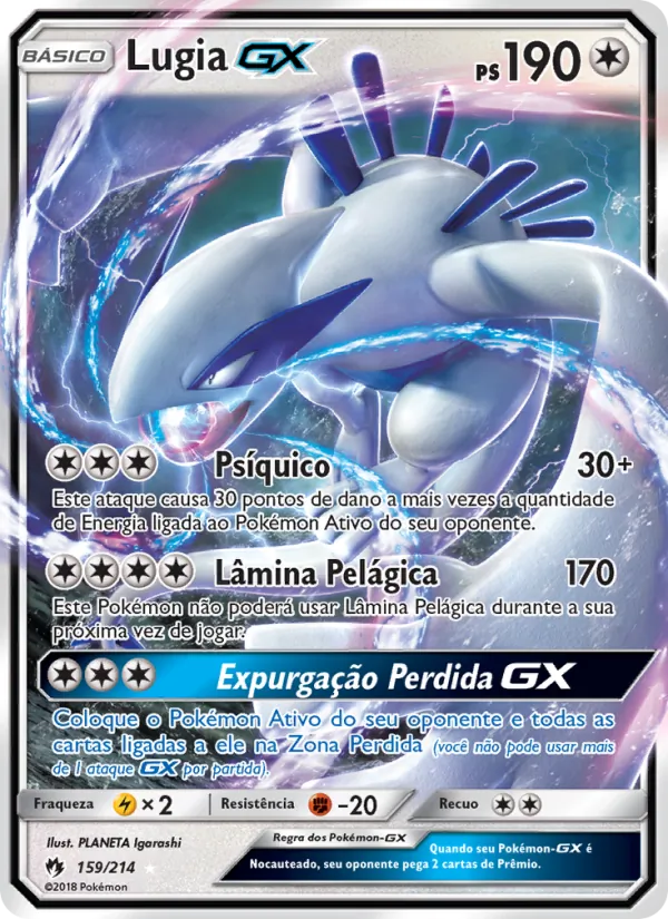 Lugia GX Trovões Perdidos 159/214