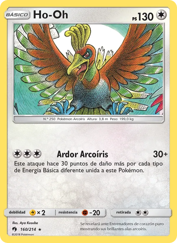 Ho-Oh Truenos Perdidos 160/214