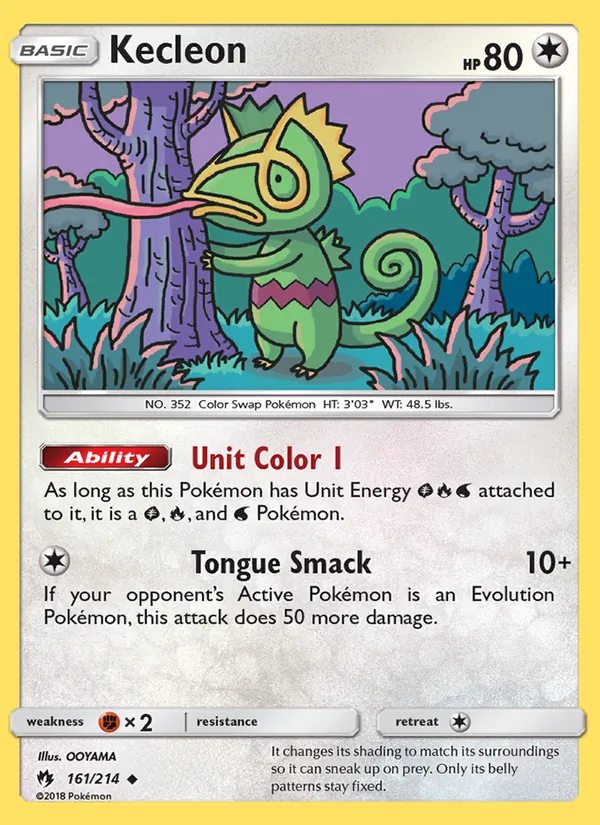 Kecleon Lost Thunder 161/214