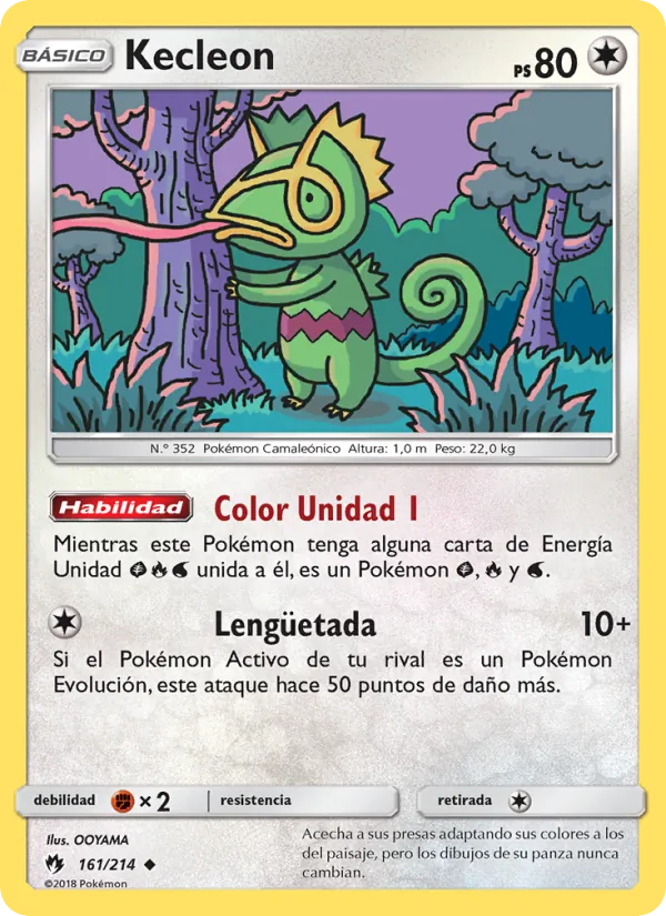 Kecleon Truenos Perdidos 161/214