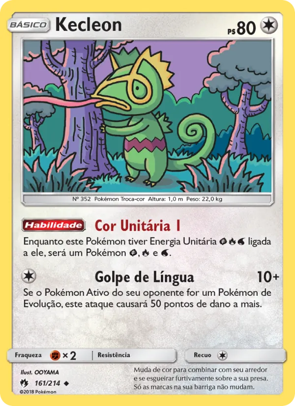 Kecleon Trovões Perdidos 161/214