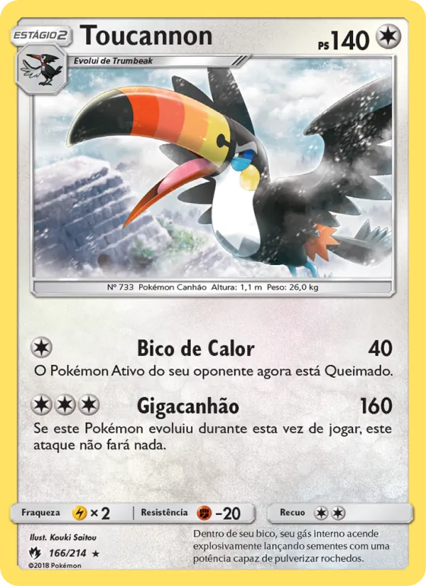 Toucannon Trovões Perdidos 166/214