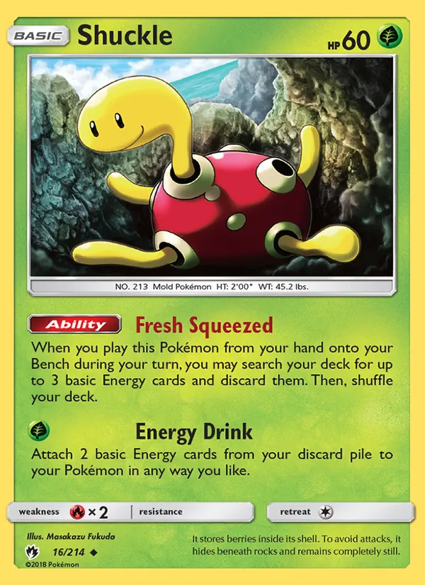 Shuckle Lost Thunder 16/214