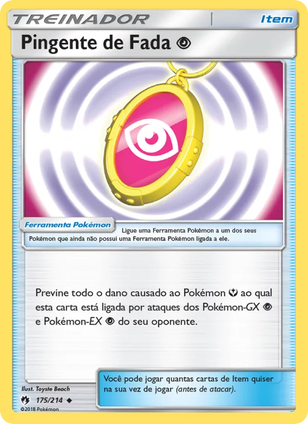Pingente de Fada Psychic Trovões Perdidos 175/214