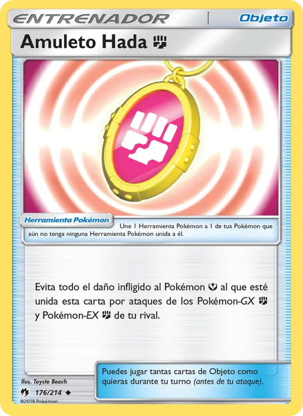 Amuleto Hada Fighting Truenos Perdidos 176/214