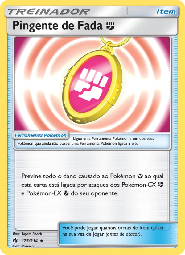 Pingente de Fada Fighting Trovões Perdidos 176/214