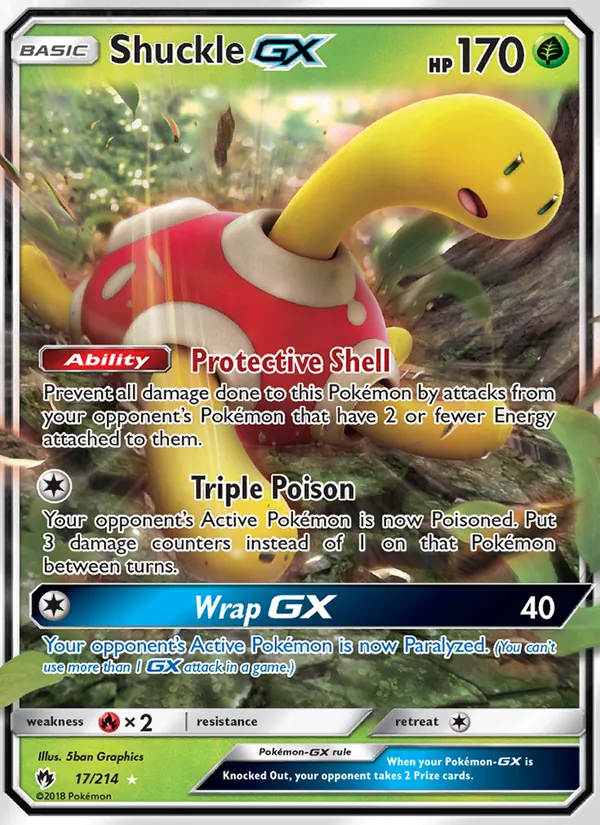 Shuckle GX Lost Thunder 17/214