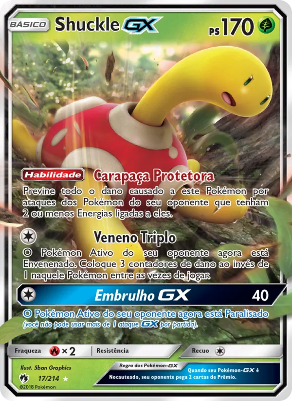 Shuckle GX Trovões Perdidos 17/214