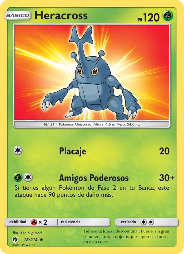Heracross Truenos Perdidos 18/214