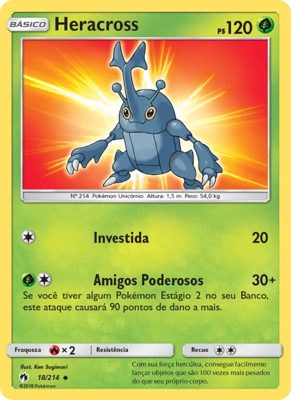 Heracross Trovões Perdidos 18/214