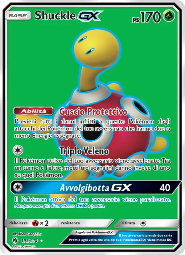 Shuckle GX Tuoni Perduti 195/214