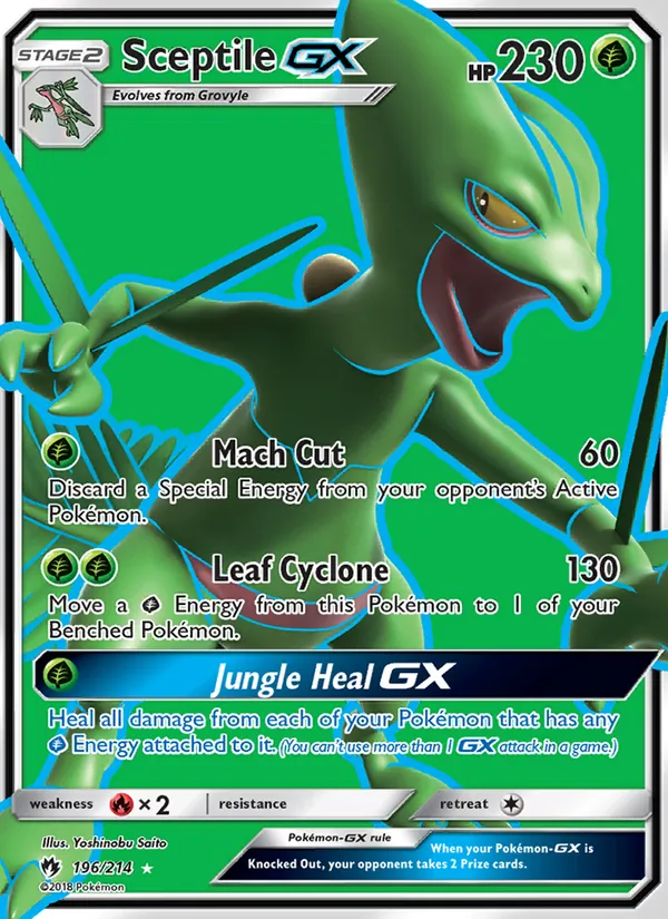 Sceptile GX Lost Thunder 196/214