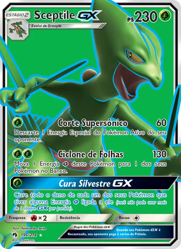 Sceptile GX Trovões Perdidos 196/214