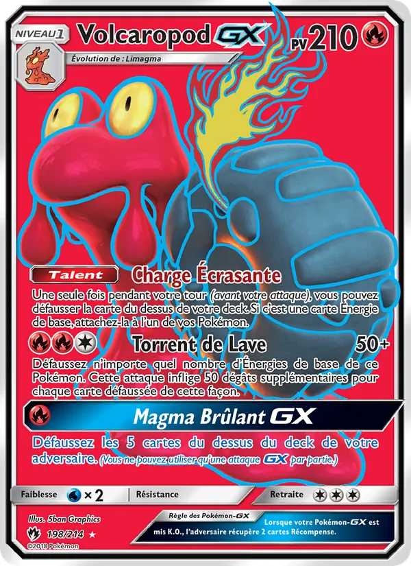 Volcaropod GX Tonnerre Perdu 198/214