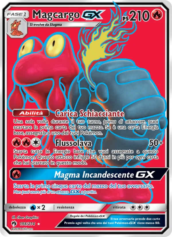 Magcargo GX Tuoni Perduti 198/214