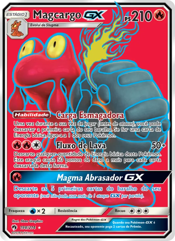 Magcargo GX Trovões Perdidos 198/214