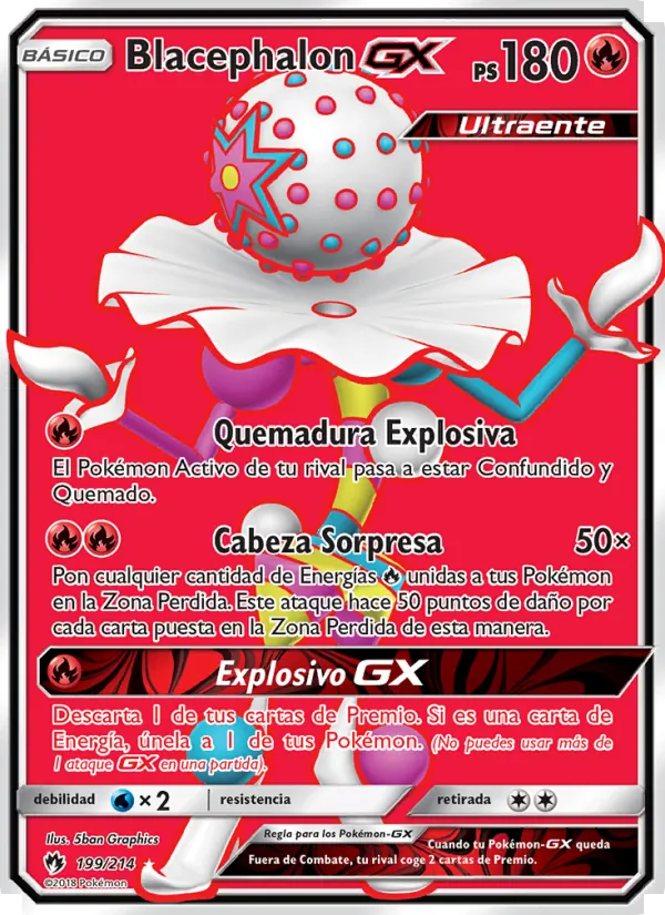 Blacephalon GX Truenos Perdidos 199/214