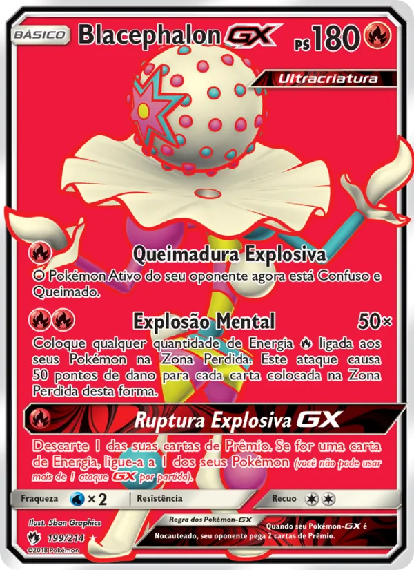 Blacephalon GX Trovões Perdidos 199/214