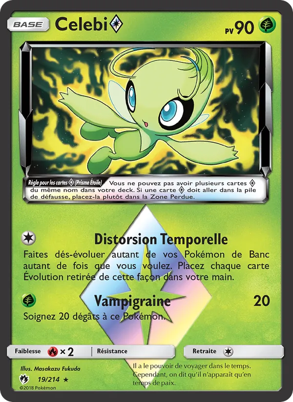 Celebi ◇ Tonnerre Perdu 19/214