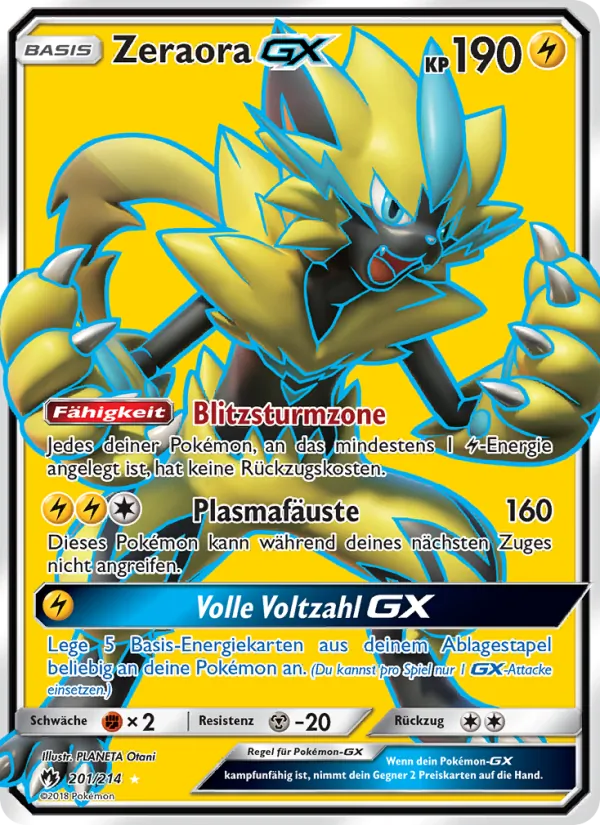 Zeraora GX Echo des Donners 201/214