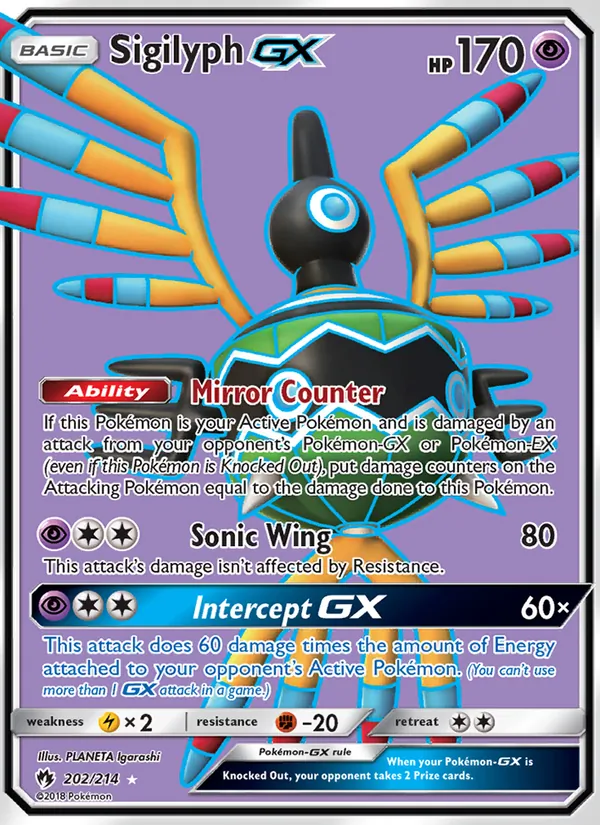Sigilyph GX Lost Thunder 202/214
