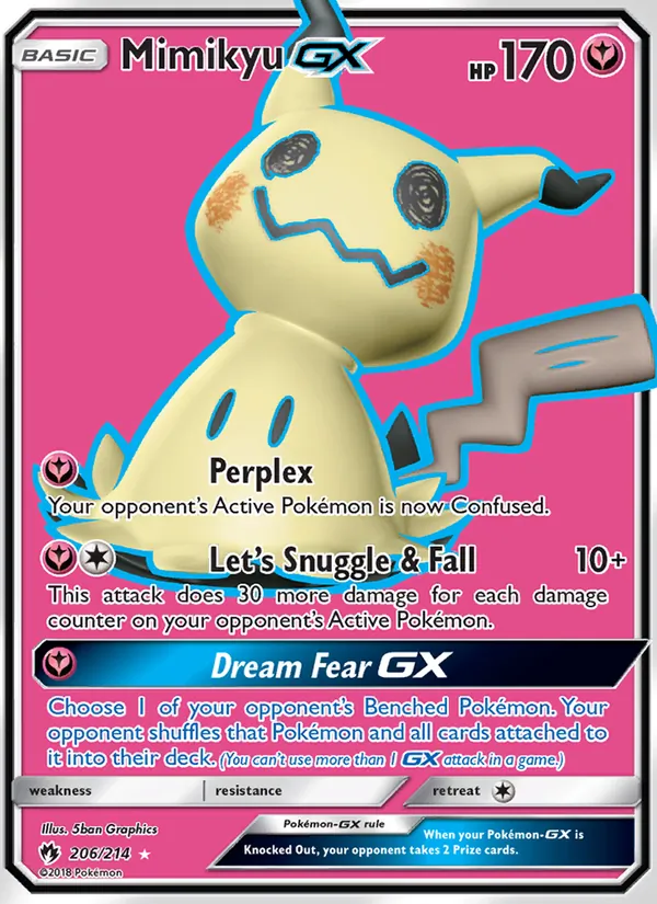 Mimikyu GX Lost Thunder 206/214