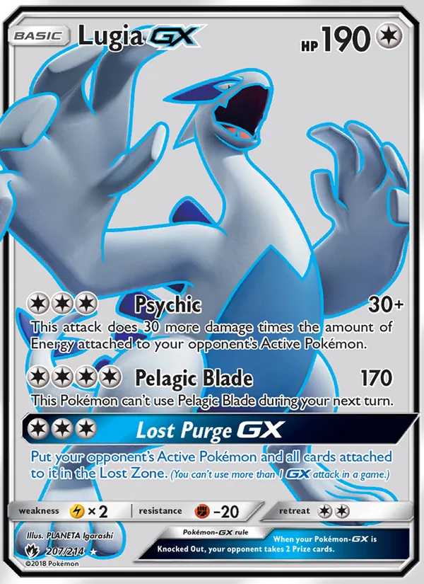 Lugia GX Lost Thunder 207/214