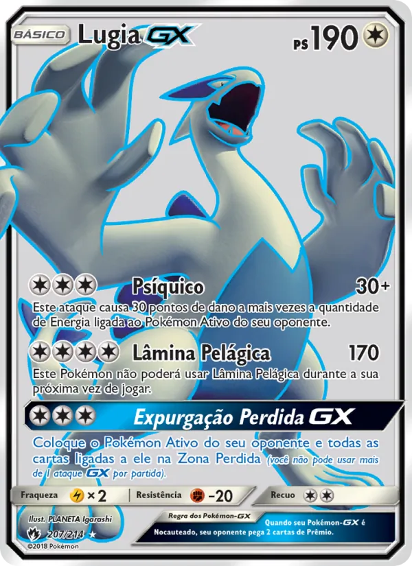 Lugia GX Trovões Perdidos 207/214