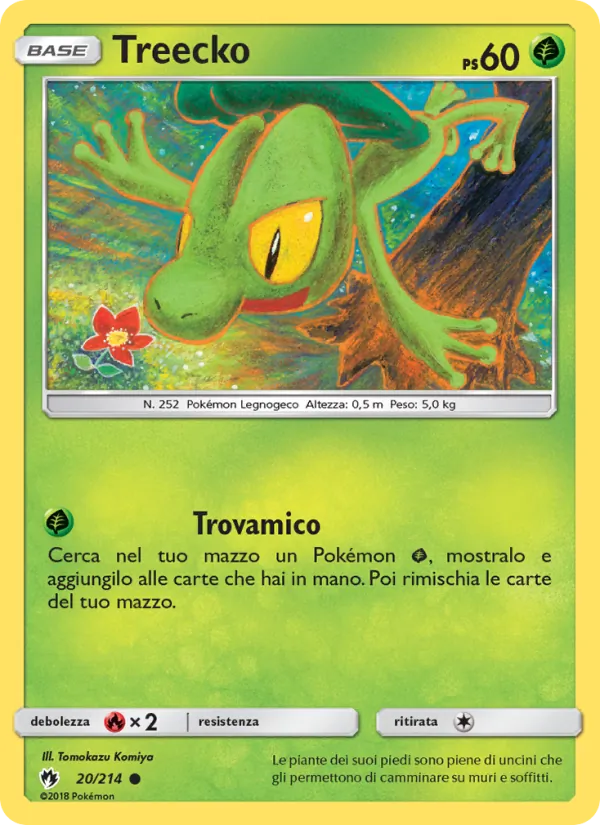 Treecko Tuoni Perduti 20/214