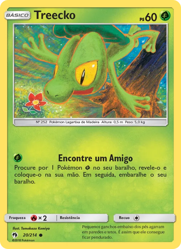Treecko Trovões Perdidos 20/214