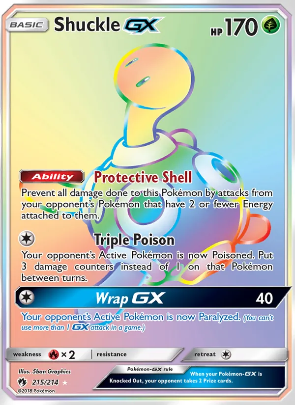 Shuckle GX Lost Thunder 215/214