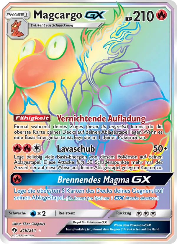Magcargo GX Echo des Donners 218/214