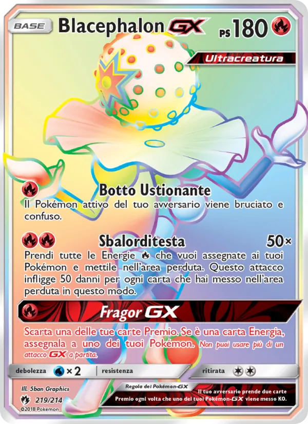 Blacephalon GX Tuoni Perduti 219/214