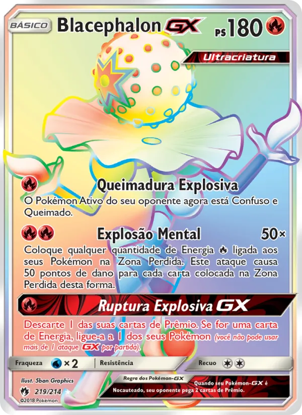 Blacephalon GX Trovões Perdidos 219/214