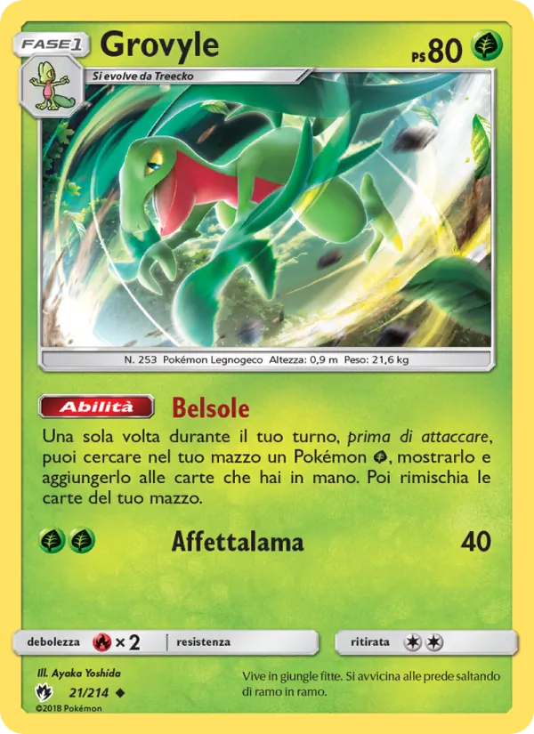 Grovyle Tuoni Perduti 21/214