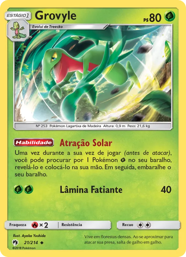 Grovyle Trovões Perdidos 21/214