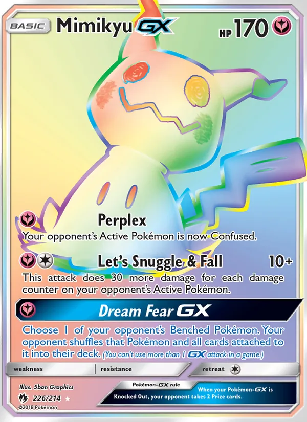 Mimikyu GX Lost Thunder 226/214