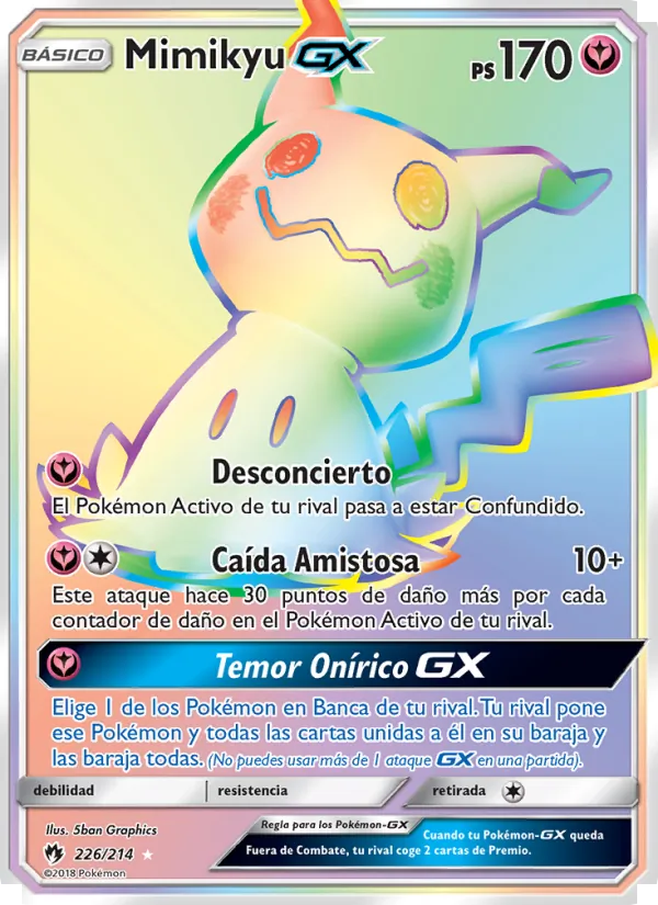 Mimikyu GX Truenos Perdidos 226/214