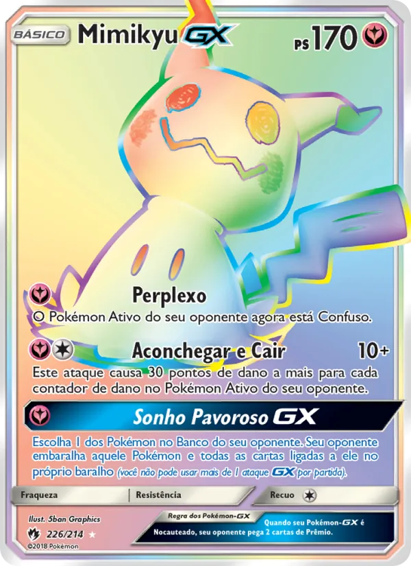 Mimikyu GX Trovões Perdidos 226/214