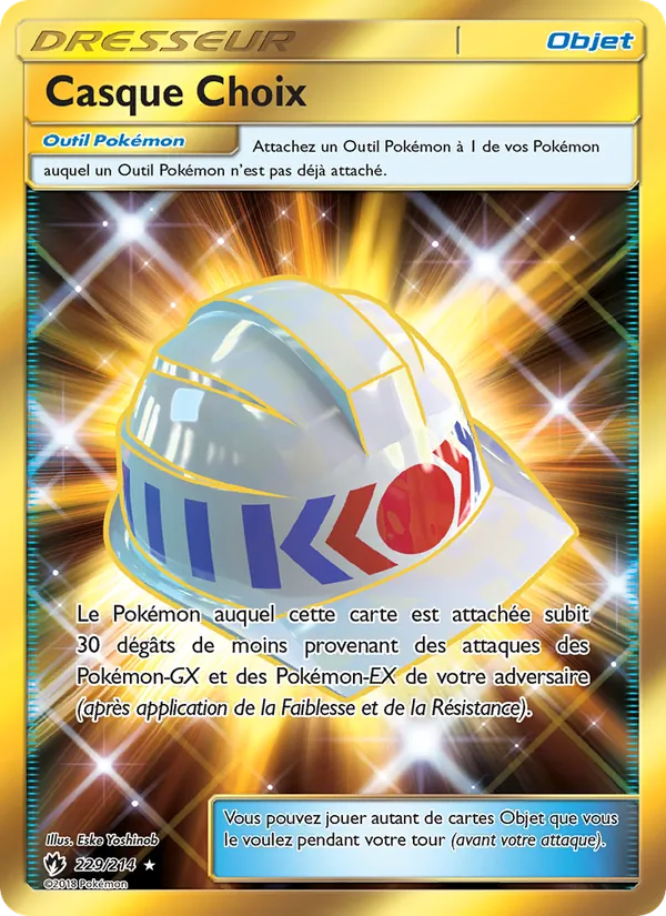 Casque Choix Tonnerre Perdu 229/214