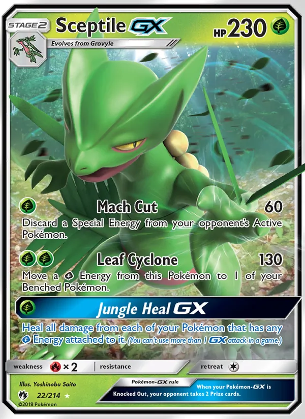 Sceptile GX Lost Thunder 22/214
